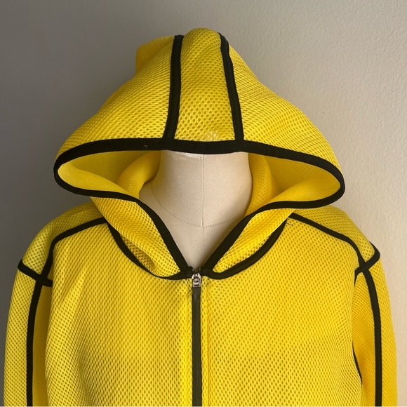 Zara Mesh Hoodie Jacket Size Large - Picture 3 of 15